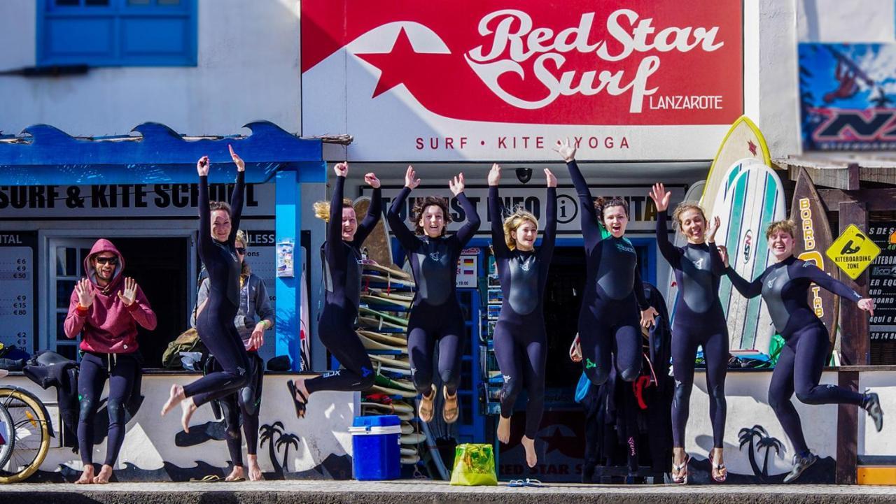 Red Star Surf & Yoga Camp Lanzarote Hostel Famara Exterior photo